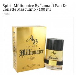 SPIRIT MILLIONAIRE BY LOMANI EAU DE TOILETTE MASCULINO-100ML