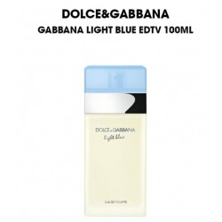 DOLCE GABBANA LIGHT BLUE EAU DE TOILETTE 100ML FEMININO-CAIXA BRANCA-TESTER