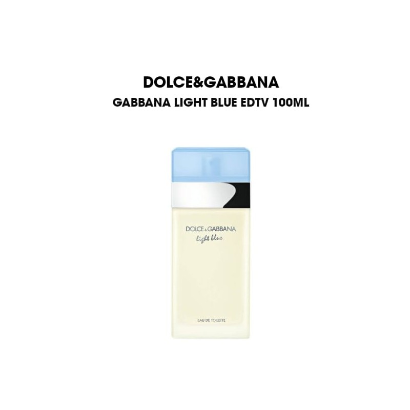 DOLCE GABBANA LIGHT BLUE EAU DE TOILETTE 100ML FEMININO-CAIXA BRANCA-TESTER