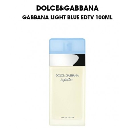 DOLCE GABBANA LIGHT BLUE EAU DE TOILETTE 100ML FEMININO-CAIXA BRANCA-TESTER