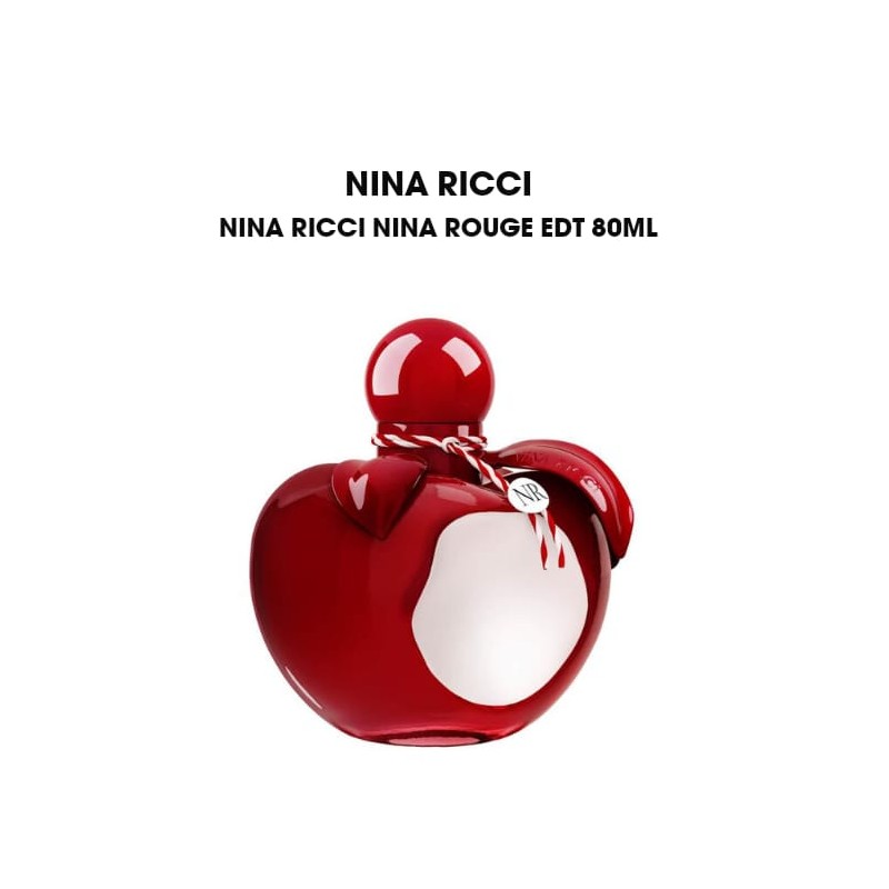 NINA RICCI NINA ROUGE EDT 80ML FEMININO-CAIXA BRANCA-TESTER