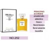 BRAND COLLECTION N.252 25ML PARFUM INSPIRADO CHANEL N.5 FEMININO