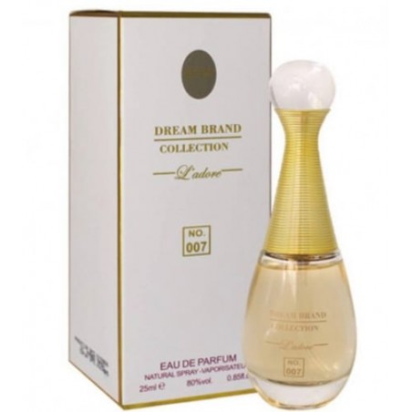 BRAND COLLECTION N.007  25ML PARFUM INSPIRADO J.ADORE FEMININO