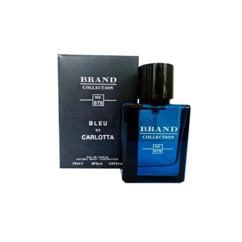 BRAND COLLECTION BLUE  DREAM N.070  25ML PARFUM INSPIRADO BLEU DE CHANEL MASCULINO