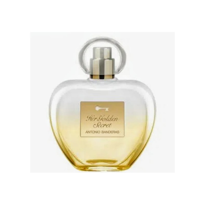 ANTONIO BANDEIRAS HER GOLDEN SECRET 80ML EAU DE TOILETTE FEMININO-CAIXA BRANCA-TESTER