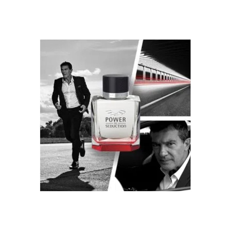 ANTONIO BANDERAS POWER OF SEDUCTION 100ML EAU DE TOILETTE MASCULINO-CAIXA BRANCA-TESTER