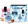 LA RIVE RIVER OF LOVE KIT 100ML+DESODORANTE  150ML FEMININO