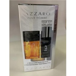 AZZARO KIT POUR HOMME EDT 100ML + DESODORANTE 150ML EDT