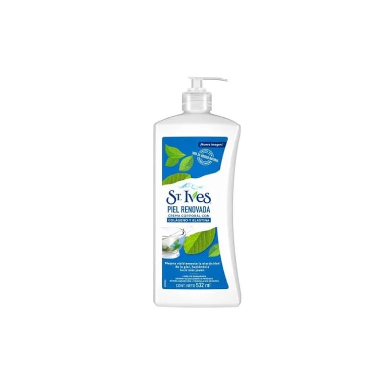 ST IVES CREME HIDRATANTE CORPORAL PELE RENOVADA COLAGENO E ELASTINA 532ML