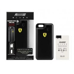 FERRARI SCUDERIA BLACK KIT 25ML EAU DE TOILETTE + 1 CAPA PARA IPHONE + 1 REFIL 25ML EAU DE TOILETTE MASCULINO