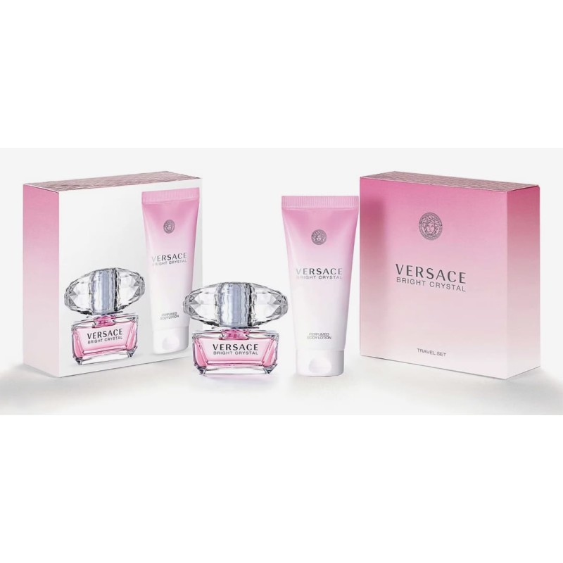 Versace kit Bright crystal 50ml + loçao Corporal 100ml feminino