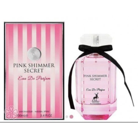 MAISON ALHANBRA PINK SHIMMER SECRET-100ML-REF OLFATIVA-BOMBSHELL-PERFUME ARABE-FEMME