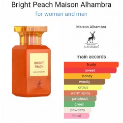 BRIGHT PEACH MAISON ALHAMBRA-EAU DE PARFUM-80ML-UNISSEX -P.ARABE