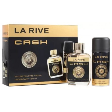 LA RIVE KIT CASH EAU DE TOILETTE 100ML + DESODORANTE 150ML