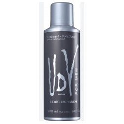 ULRIC DE VARENS UDV FOR MEN-DESODORANTE EM SPRAY MASCULINO  200ML