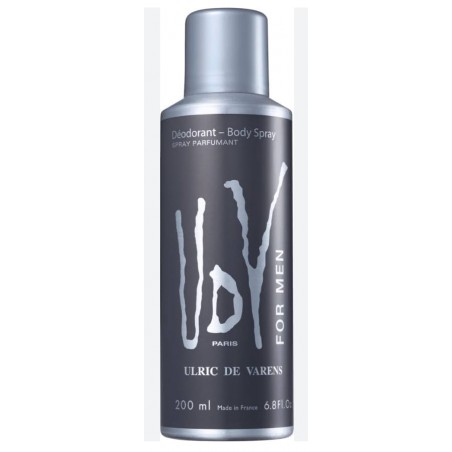 ULRIC DE VARENS UDV FOR MEN-DESODORANTE EM SPRAY MASCULINO  200ML