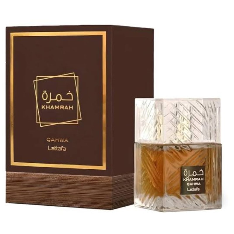 LATTAFA KHAMRAH QAHWA EAU DE PARFUM -100ML -COMPARTILHAVEL