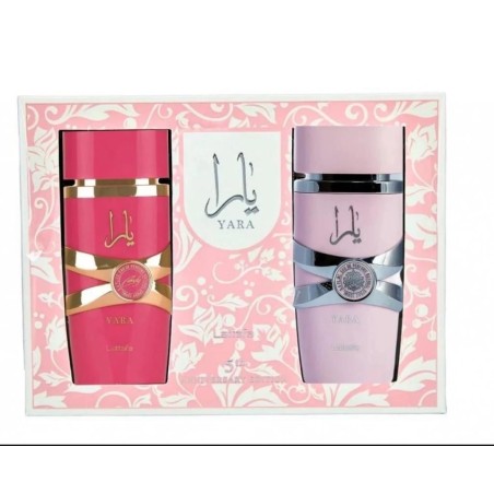 LATTAFA KIT 5TH ANIVERSARIO EDITION YARA 100ML + YARA CANDY 100ML -EAU DE PARFUM-FEMININO-ARABE