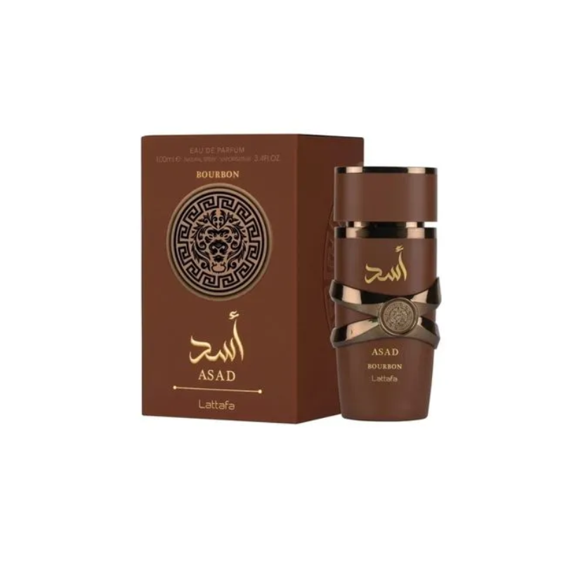 ASAD BOURBON LATTAFA EAU DE PARFUM MASCULINO-100ML-ARABE
