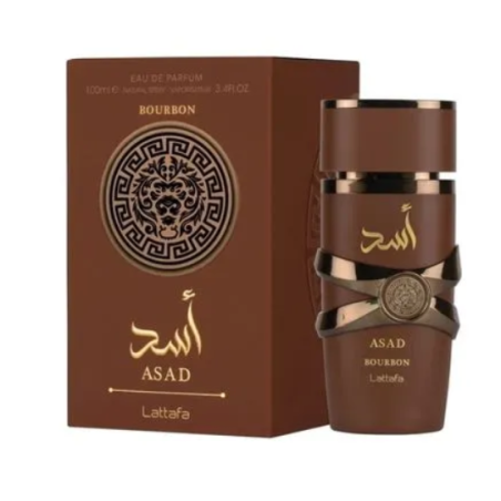 ASAD BOURBON LATTAFA EAU DE PARFUM MASCULINO-100ML-ARABE