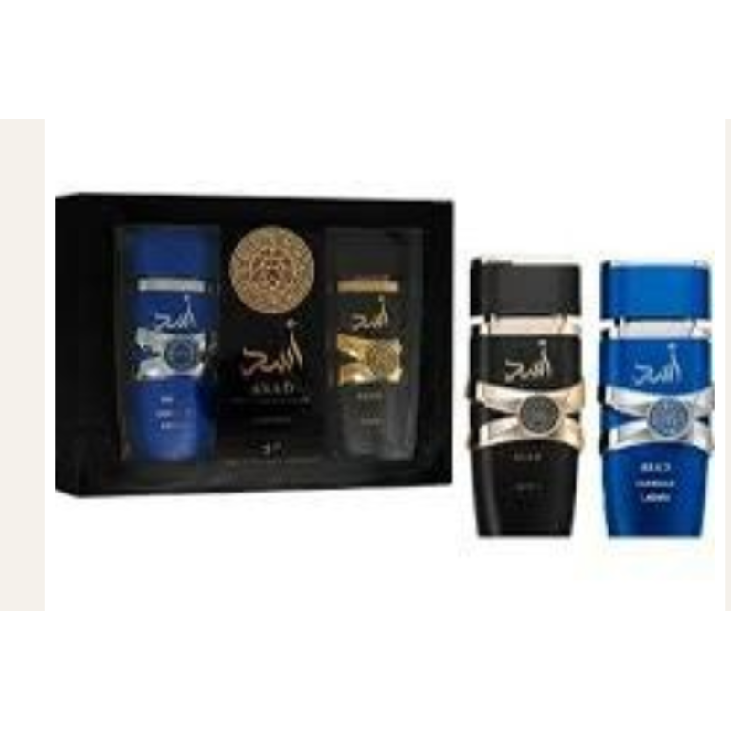 LATTAFA -KIT 5TH EDITION ASAD E ZANZIBAR MASCULINO 100ML + EDP 100ML KITS-PERFUME-ARABE