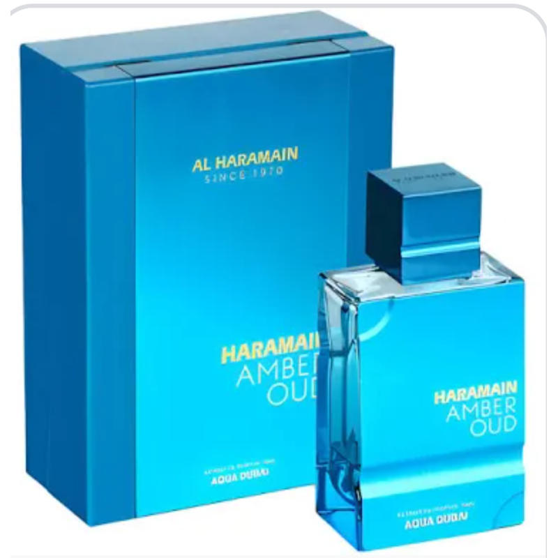 AL HARAMAIN ANBER OUD AQUA DUBAI ESTRAT DE PARFUM-UNISSEX 100ML-ARABE