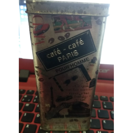 Cafe Cafe Pour Homme  Men By Cofinluxe 100 ml Edt Spray Embalagem na Lata com detalhes