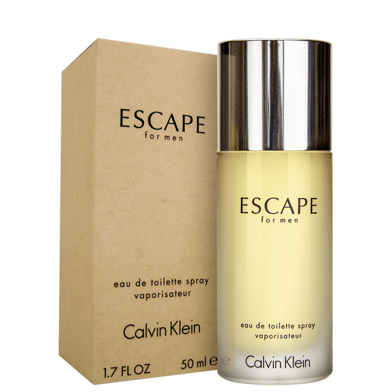 Calvin Klein Escape For Men Eau de Toilette - Perfume Masculino 50ml caixa com detalhes