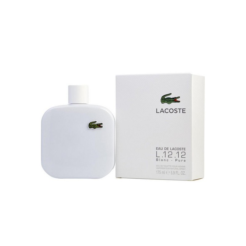 au de Lacoste L.12.12 Blanc Pure Eau de Toilette 100ml - Perfume Masculino