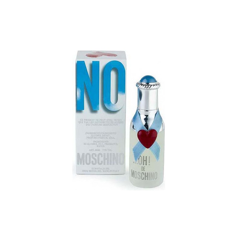 OH! De Moschino Moschino Feminino 75ml foi lançado em 1996 Raridade VINTAGE Embalagem com detalhes