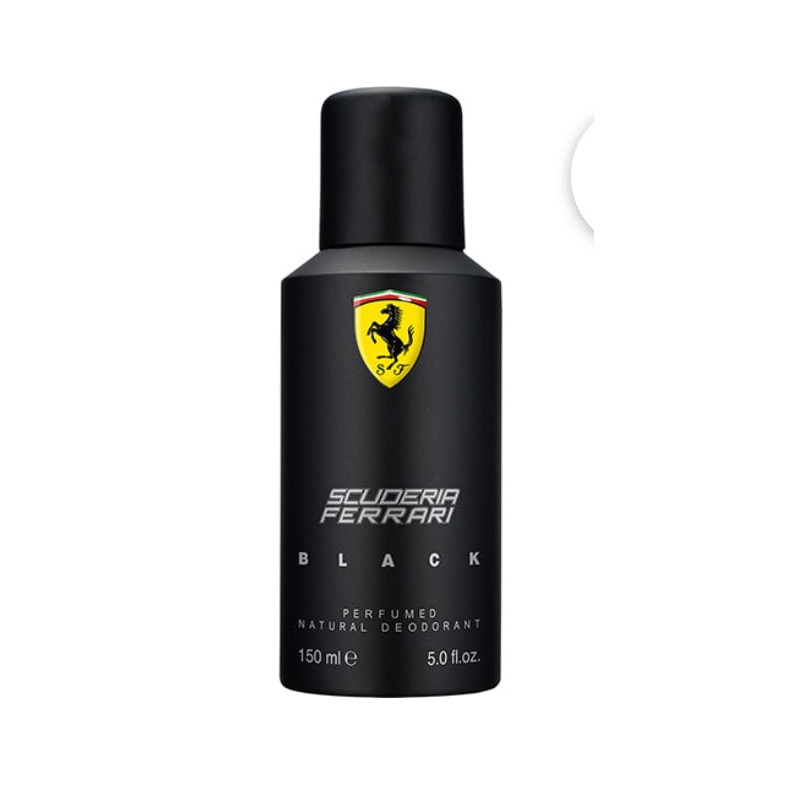 Desodorante Ferrari Black masculino 150ml