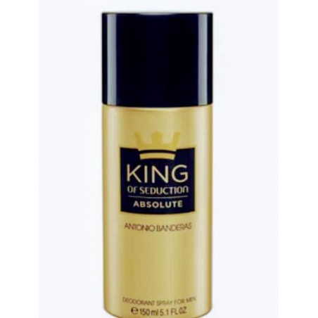 Desodorante Antônio bandeiras King of seduction absolute 150 ml Men