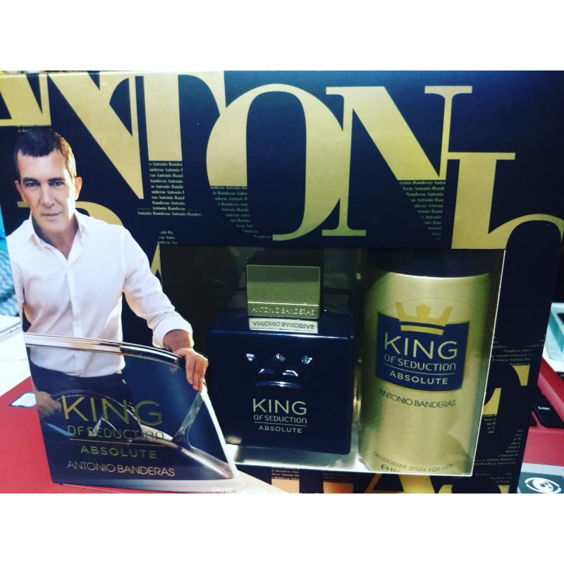 Antônio bandeiras King of seduction 100 ml eau toalette Man +desodorante spray 150 ml