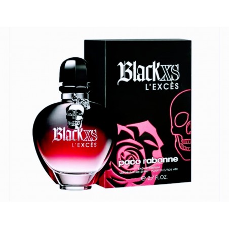 Paco rabanne Black xs L Exces eua de parfum 80 ml femme Raridade caixa com detalhes